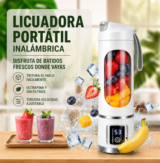 Licuadora Portátil 450ML Recargable USB